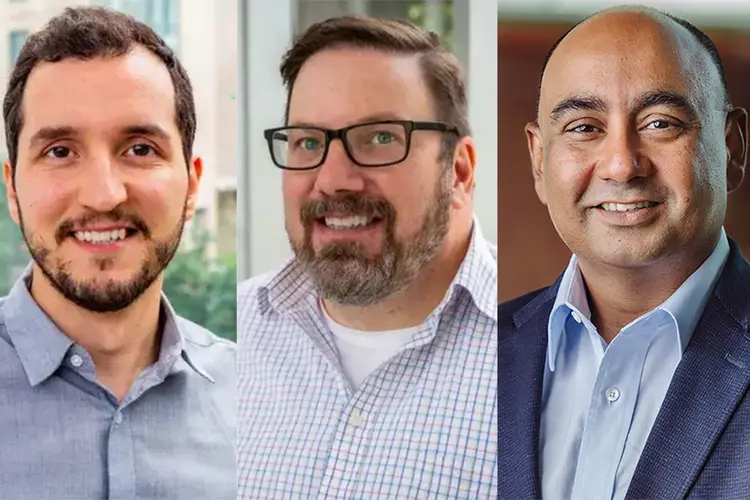 Seed Grant Awardees Paulo Carvalho, John Stamper and Param Vir Singh